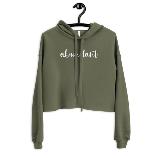 Abundant Cropped Hoodie