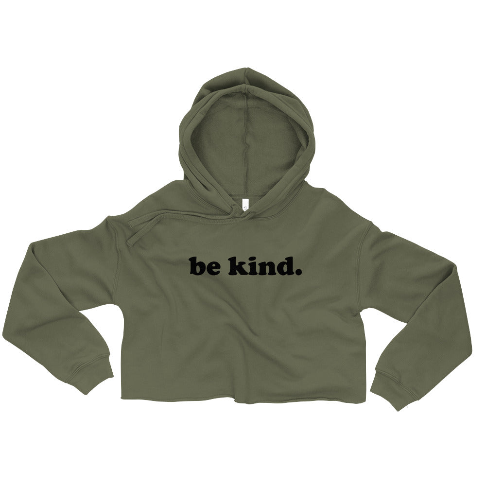 Be Kind Crop Hoodie