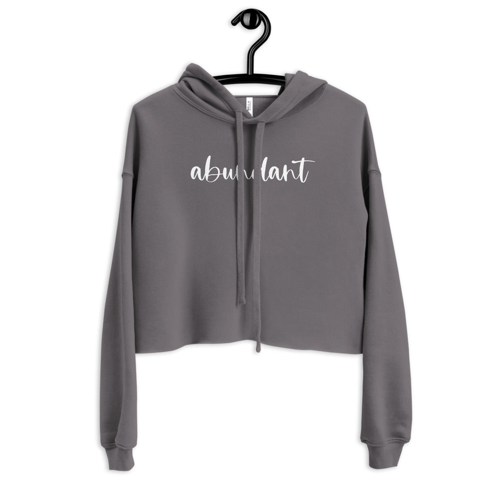 Abundant Cropped Hoodie