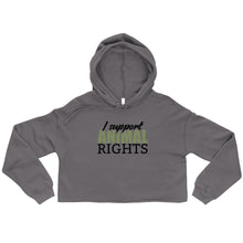 Load image into Gallery viewer, I Support Animal Rights Cropped Hoodie
