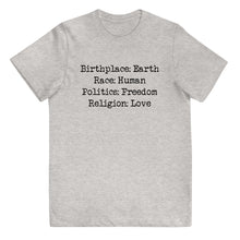 Load image into Gallery viewer, Birthplace: Earth Youth Tee
