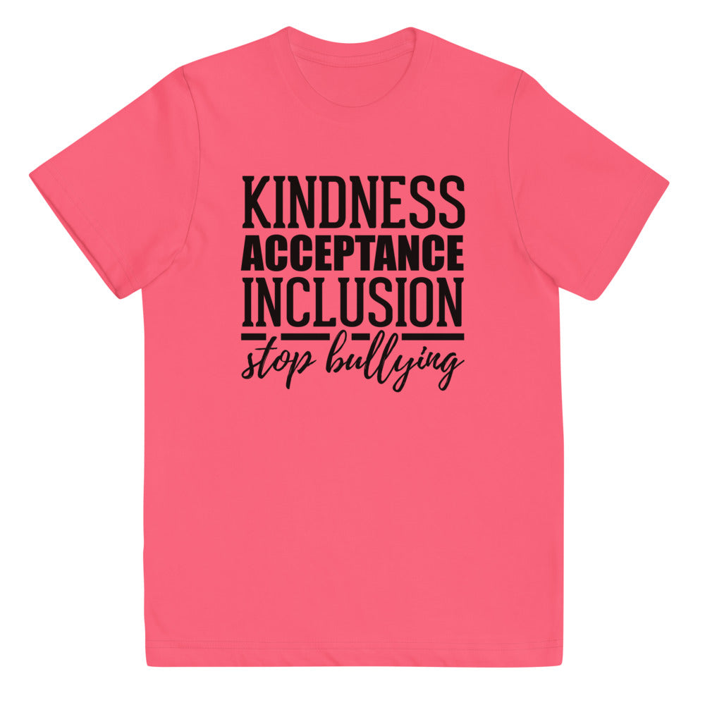 Kindness Acceptance Inclusion Stop Bullying Youth Tee